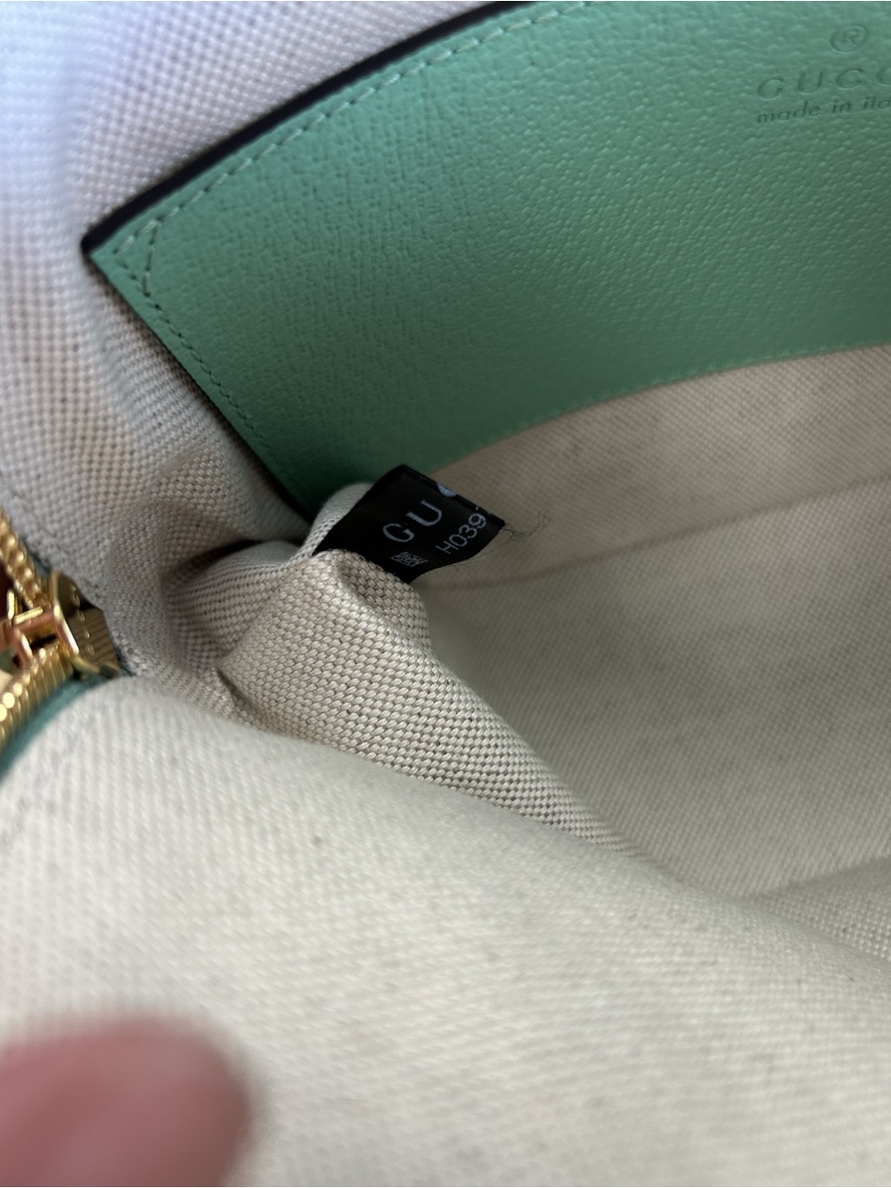 Gucci Mint Green GG Canvas Small Dome Crossbody - Picture 5 of 10